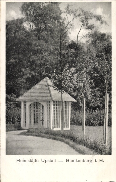 Postcard Berlin Weißensee Blankenburg, Heimstätte Upstall