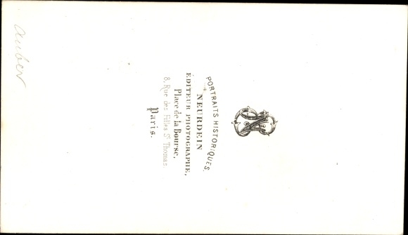 Carte de visite kompozytor Daniel-François-Esprit Auber