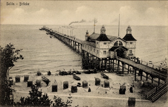 Ak Oostzeeresort Sellin op Rügen, pier