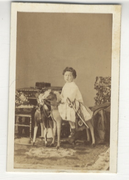 Portret CdV Napoleona Eugéne Bonaparte, cesarski. Książę V. Francja