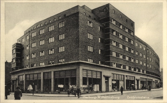 Ak Hamburg Wilhelmsburg, Centrumhuis