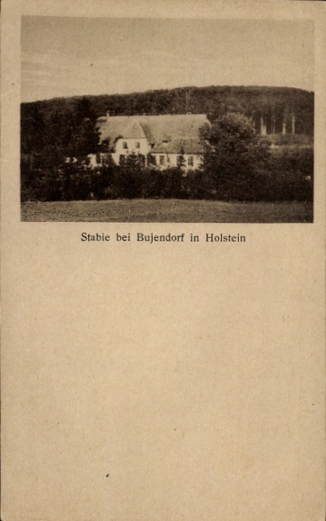 Postcard Bujendorf Süsel in Holstein, Stabie