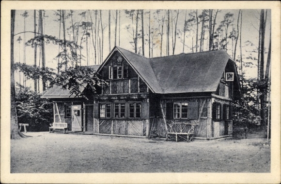 Postcard Baltic resort Graal Müritz, Hus Ulenaway, Uhlenaway, Rostock local group The Friends of Nature
