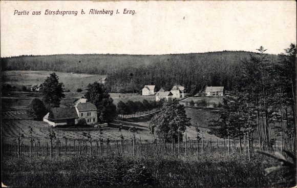 PC Hirschsprung Altenberg in the Erzgebirge, town view