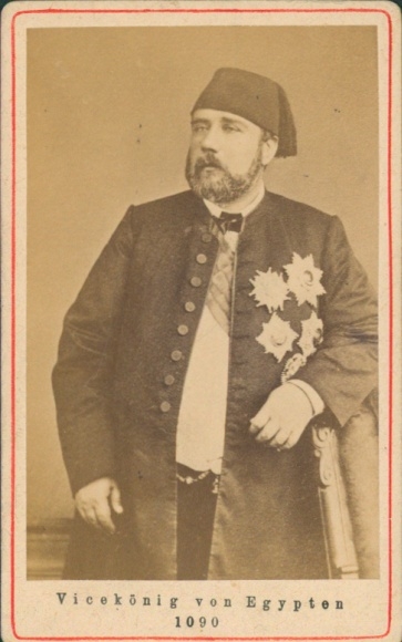 CdV Viceroy of Egypt, Ismail Pasha, portrait