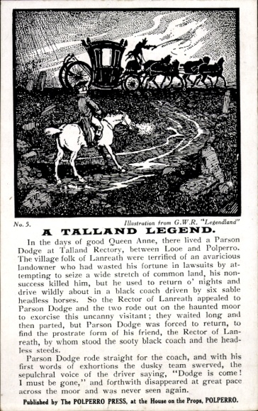 Artist PC A Talland Legend, carriage