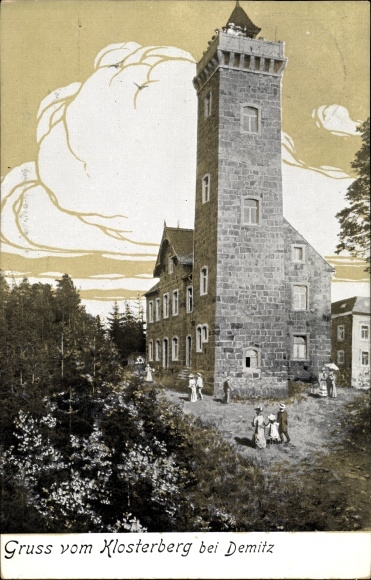 Artist PC Demitz Thumitz in Saxony, Klosterberg, tower