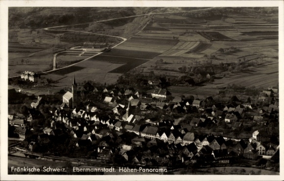 KP Ebermannstadt w Górnej Frankonii, panorama