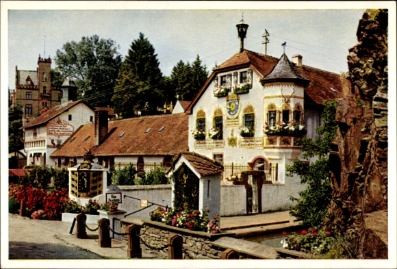 Postcard Königstein im Taunus, Klostergut Rettershof, beautiful building, idyllic landscape
