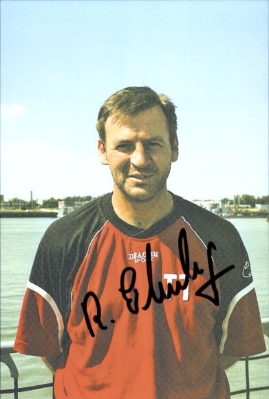 Autogrammkarte Fußballer Ralf Eilenberger, SV Wilhelmshaven, Autogramm