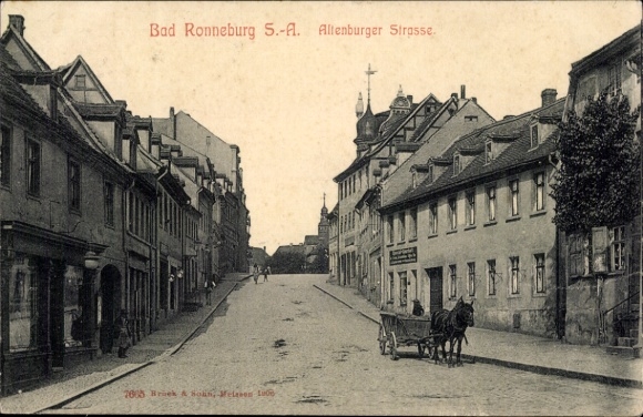 Ansichtkaart Ronneburg in Thüringen, Altenburger Straße