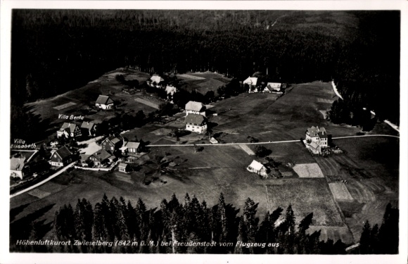 Ak Zwieselberg Alpirsbach im Schwarzwald, Luftaufnahme