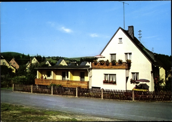 Postcard Geroldsgrün in the Franconian Forest of Upper Franconia, Haus Hornfeck, Silberstein 35