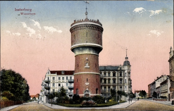 PC Tschernyachowsk Insterburg East Prussia, water tower
