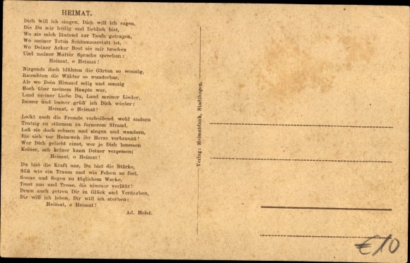 PC Sülbeck Nienstädt in the district of Schaumburg, church, for the benefit of war invalids
