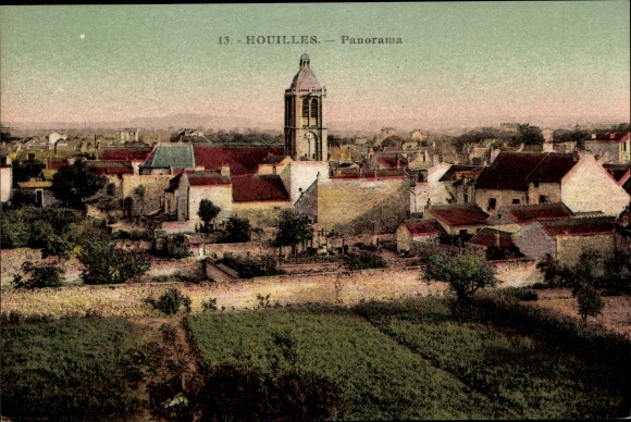 Ak Houilles Yvelines, Panorama