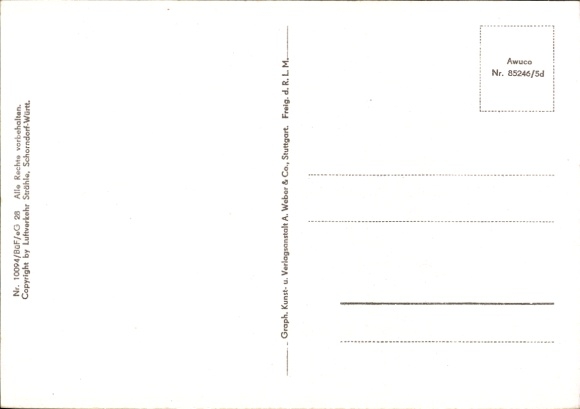 Postcard Ispringen in Baden Württemberg, aerial photograph