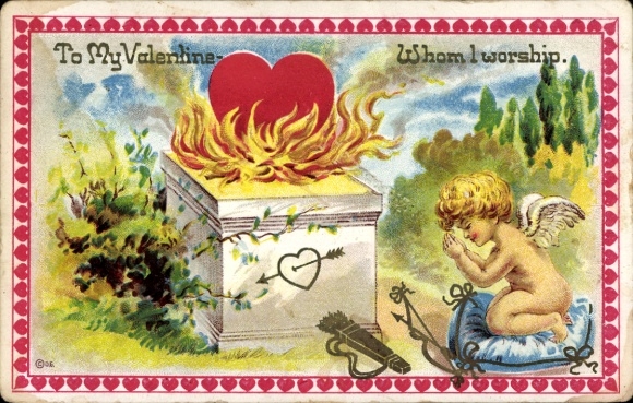 Valentine's Day, Love Angel, Burning Heart