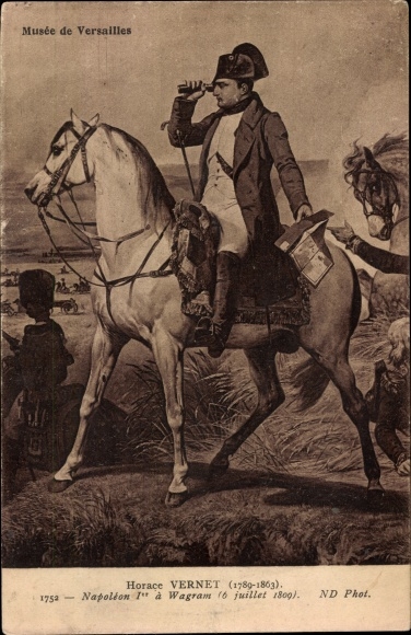 Artist PC Vernet, Horace, Napoleon Bonaparte, Battle of Wagram 1809