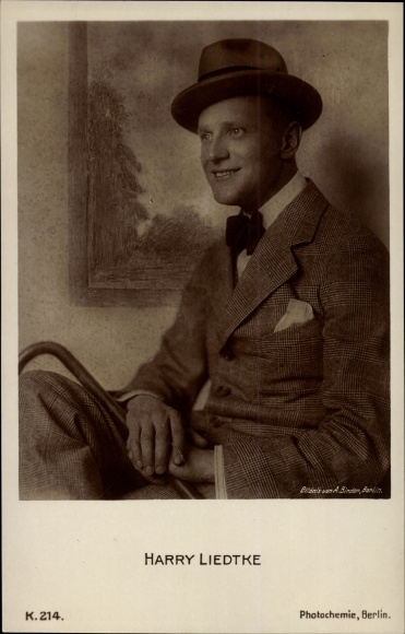 KP Aktor Harry Liedtke, Portret