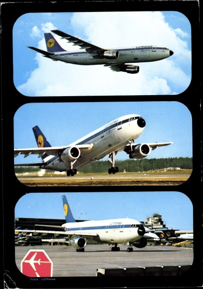 Ak Lufthansa, Airbus A 300 A, passagiersvliegtuig, opstijgen