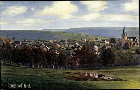 Artist PC Rengsdorf in the Westerwald, panorama