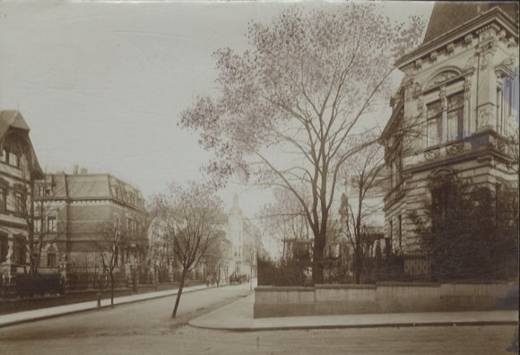 Original photo of Solingen, Ohligs district, Wilhelmstraße, around 1900