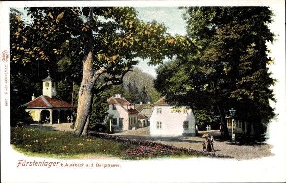 PC Auerbach Bensheim on the Bergstraße Hessen, Fürstenlager, street section