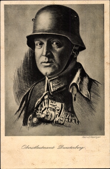 Artist PC Hiesinger, D., Lieutenant Colonel Theodor Duesterberg, chairman of the Stahlhelmbund