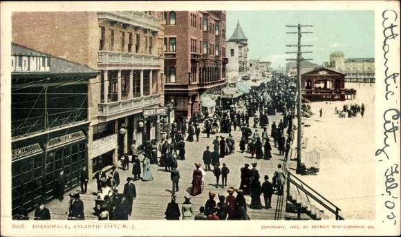 Ak Atlantic City New Jersey de V.S., Promenade