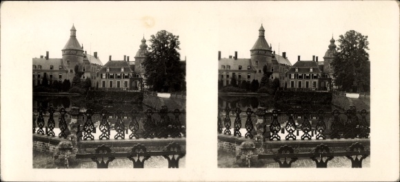 Stereo Foto Anholt Isselburg in Nordrhein Westfalen, Renaissanceschloss Anholt