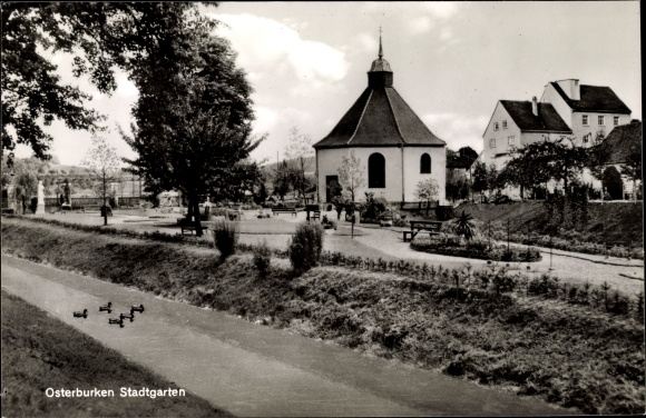 KP Osterburken w dzielnicy Neckar Odenwald, ogród miejski