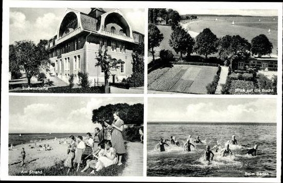 10 alte Ak Niendorf Timmendorfer Strand Schleswig Holstein, diverse Ansichten
