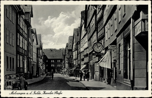 Postcard Melsungen in Hesse, Kasseler Strasse
