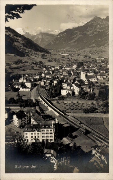Ak Schwanden Blaichach im Allgäu, Gesamtansicht