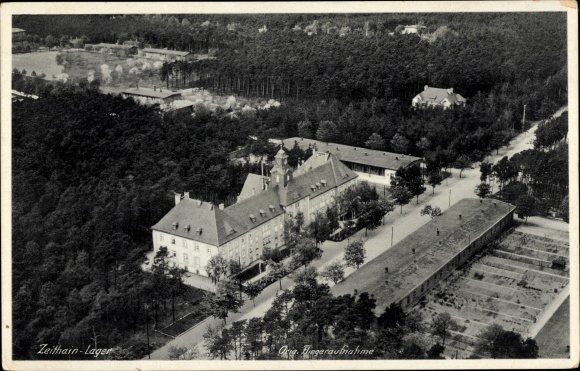 PC Zeithain in Saxony, military training area, aerial photo