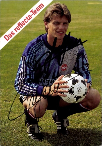 Autograph card footballer Stefan Crisan, 1. FC Nuremberg, autograph