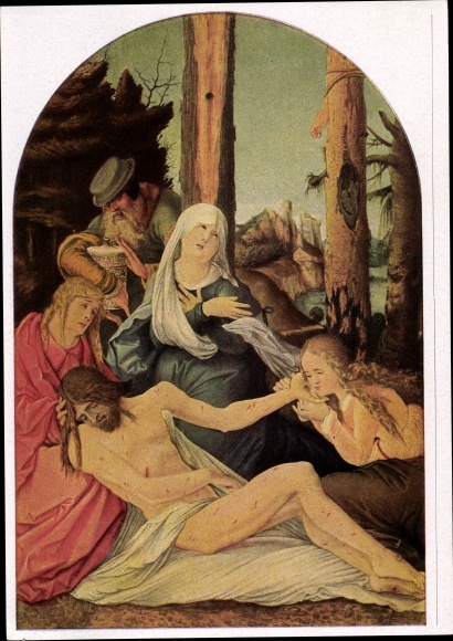 Collective picture Renaissance painting Group 42 Picture 57 Hans Baldung, called Grien, Lamentation of Christ