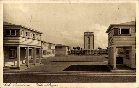 Ak Wiek op Rügen, Sachs Kindertehuis Wiek a/Rügen, Architect: DWB Waldo Wenzel-Dresden