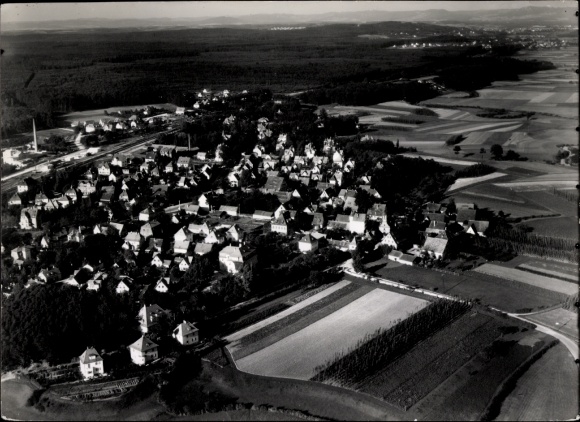 Foto Behringersdorf Schwaig bei Nürnberg Mittelfranken, Fliegeraufnahme