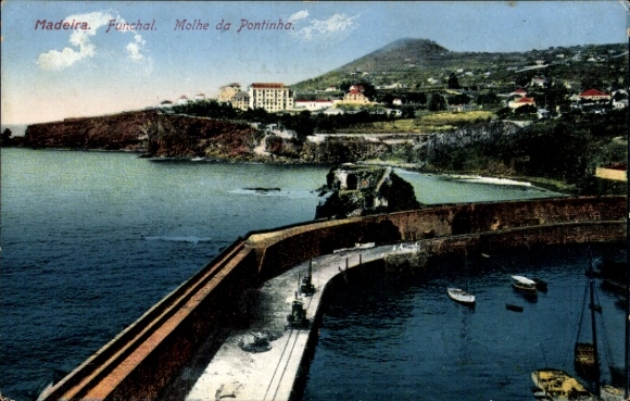 KP Funchal Madera Portugalia, Molhe da Pontinha, łodzie