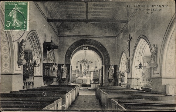 KP Limeil Brevannes Val de Marne, Interior de l'Eglise
