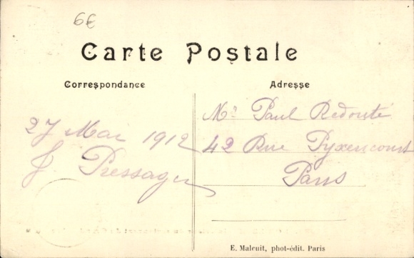 Postcard Robinson Hauts de Seine, Interior of the restaurant of Grand Arbre