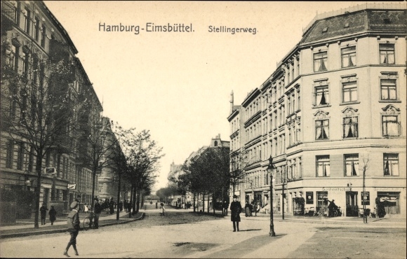 PC Hamburg Eimsbüttel, Stellinger Weg, street section, inn