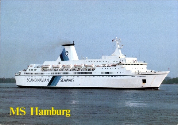 Ak MS Hamburg, Scandinavian Seaways, DFDS