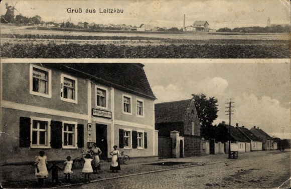 Postcard Leitzkau Gommern Saxony-Anhalt, general view