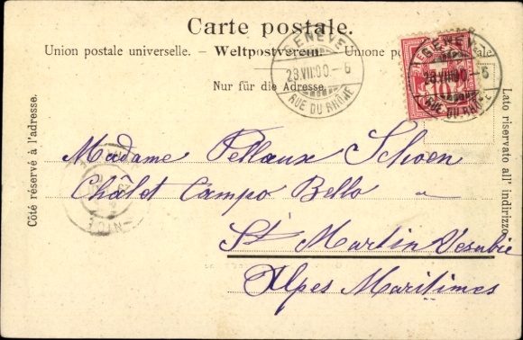 KP Genève Genewa, Quai du Mont Blanc, Łódź
