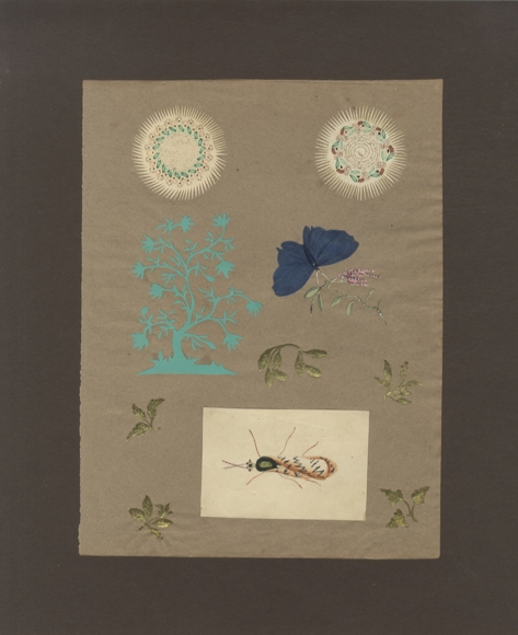 10 wafers very fine and filigree flowers, leaves, butterfly, approx. 9 x 7 cm to 2.5 x 2.5 cm