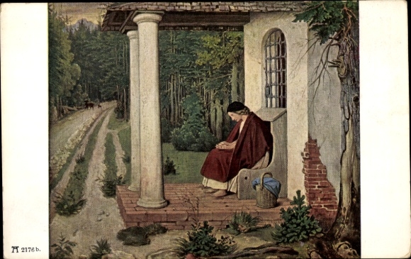 Artist Postcard Schwind, Moritz von, The Forest Chapel, Ackermanns Kunstverlag 2176 b