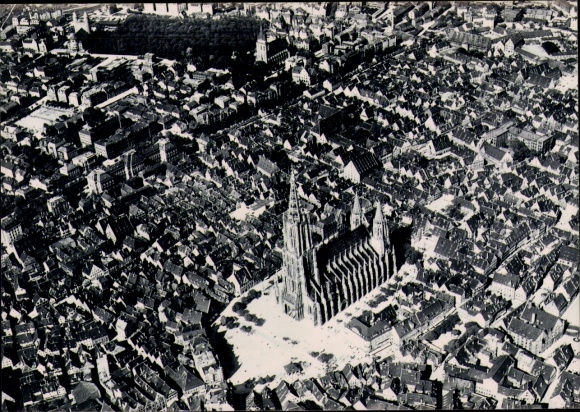 Photo Ulm on the Danube, aerial photograph